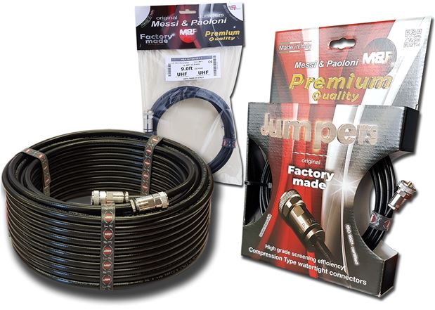 Messi & Paoloni shielded anti-theft cable 2x0,75+8x0,22 for alarm system. Available 100 meters coils in copper.