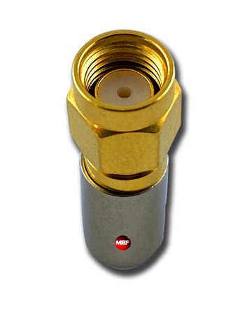 Kit 10 Connettori SMA Maschio-Femmina Con Attrezzo Crimpatura Per Antenne WiFi RG58
